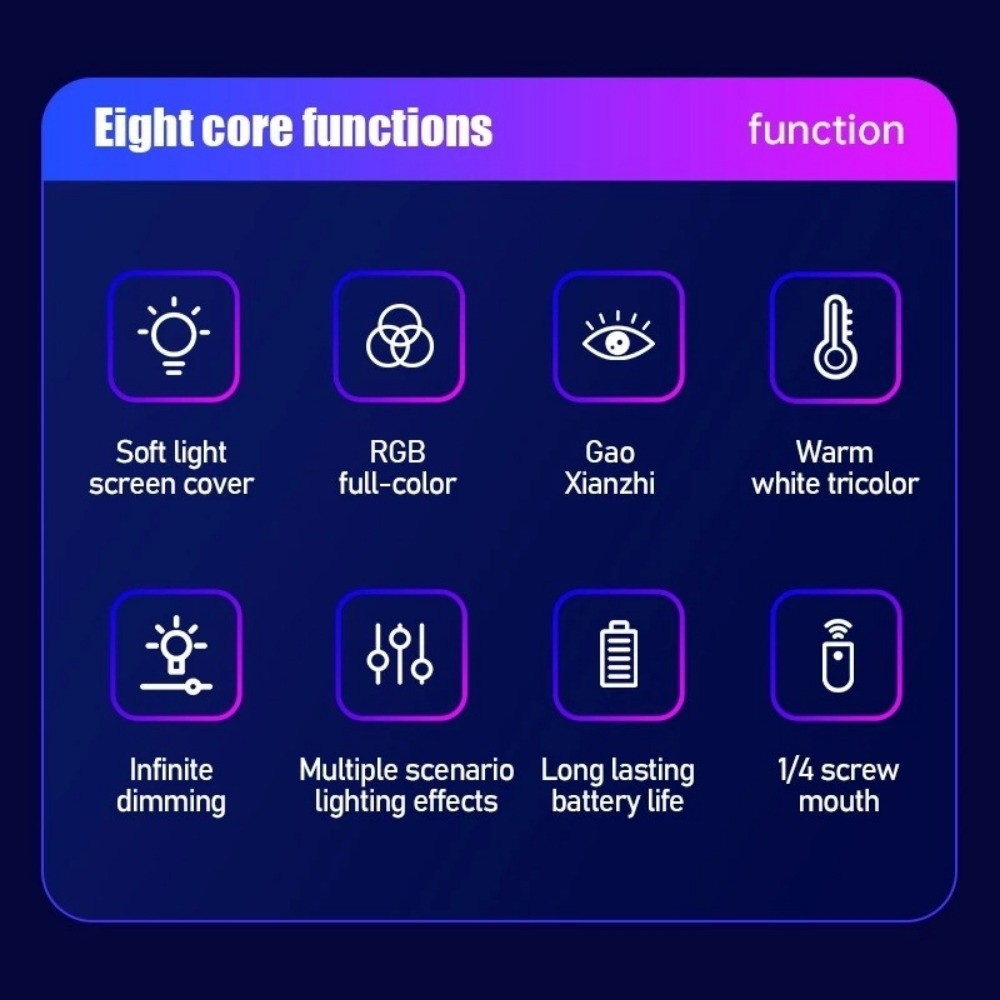 Photography Lighting Handheld - Ręczny LED RGB Light Stick Kolorowy,