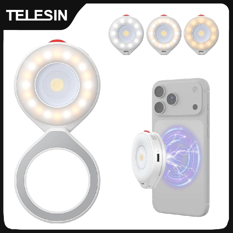 TELESIN Magnetyczna lampka bły – Photography Lighting Brand recenzja i cena