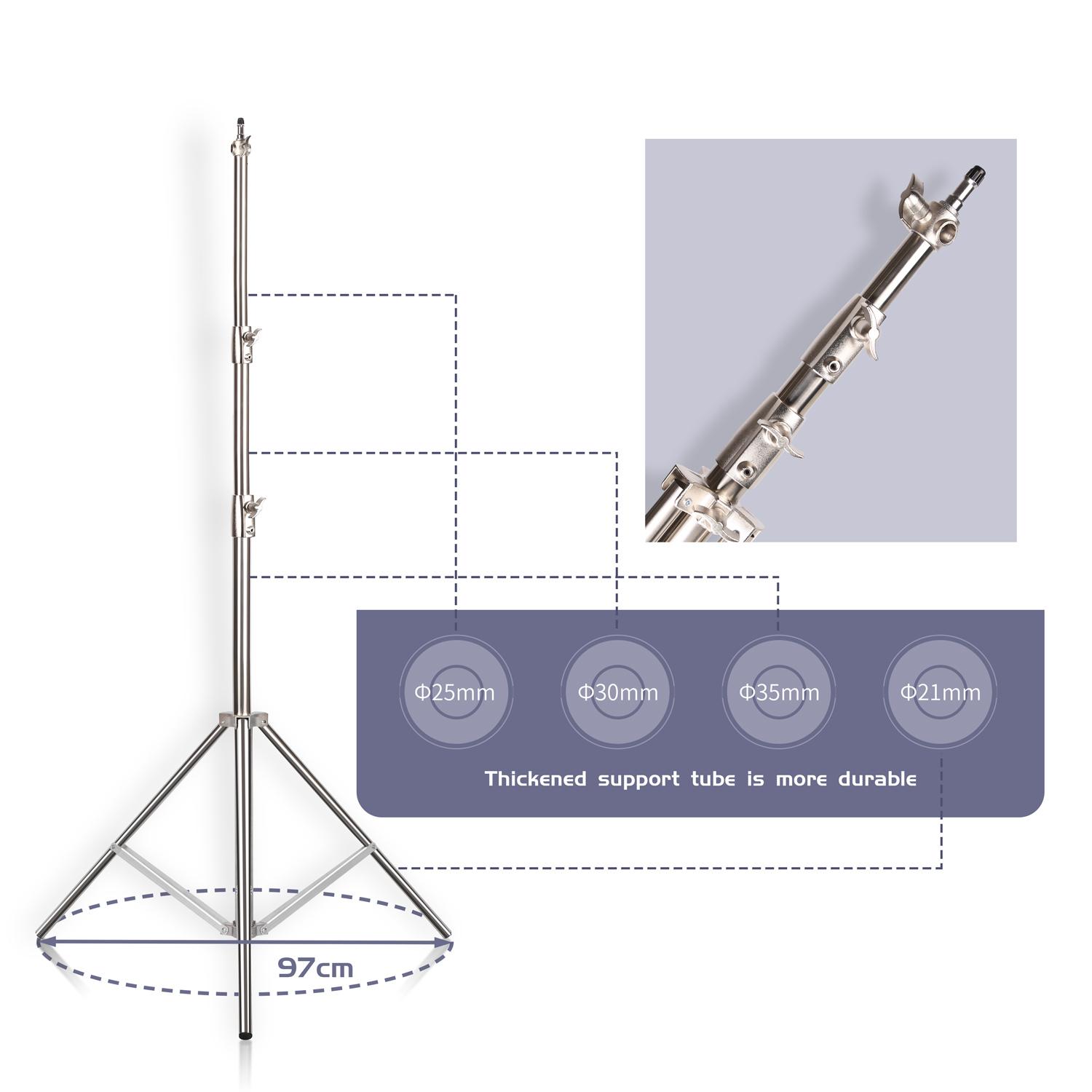 SH 2.8M Statyw oświetleniowy z – Photography Lighting Description recenzja i cena
