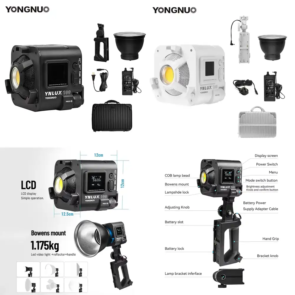 YONGNUO YNLUX100 100W 3200K-56 – Photography Lighting recenzja i cena