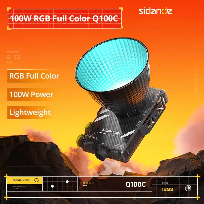 Lampa fotograficzna Sidande Q1 – Photography Lighting recenzja i cena