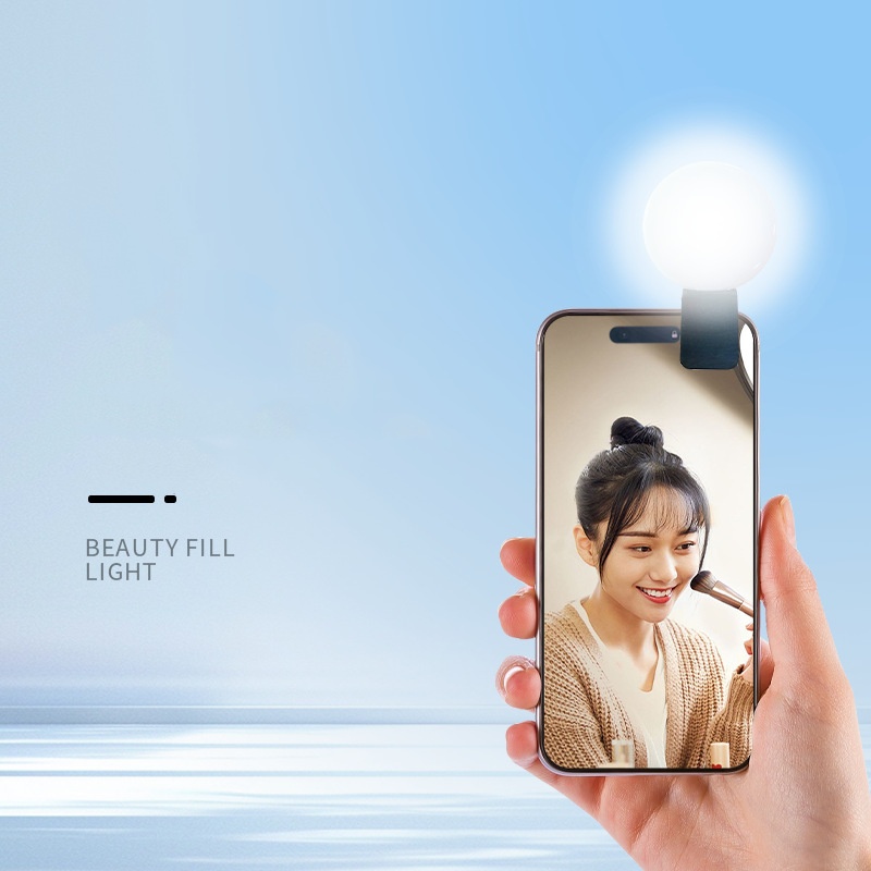 Mini Okrągła Lampa Selfie LED, – Photography Lighting Handheld recenzja i cena