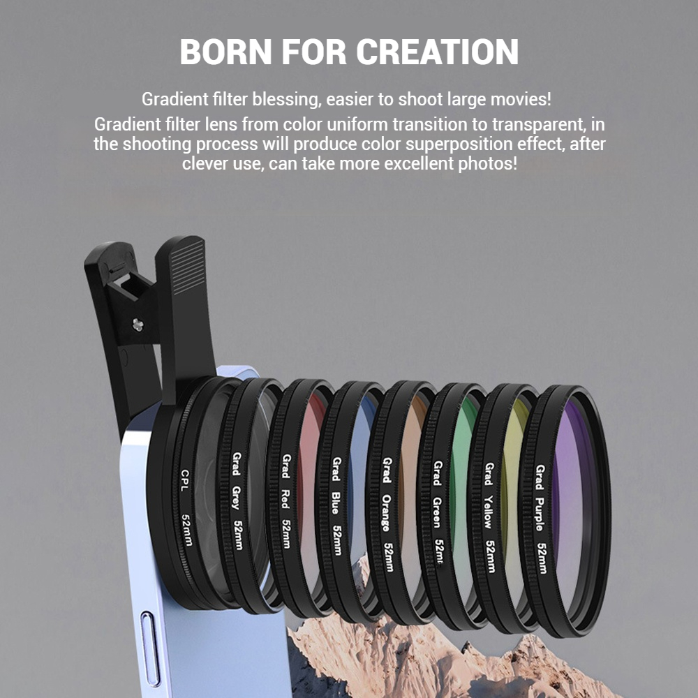 Zestaw filtrów do smartfona 52 – Lighting In Photography For Beginners recenzja i cena