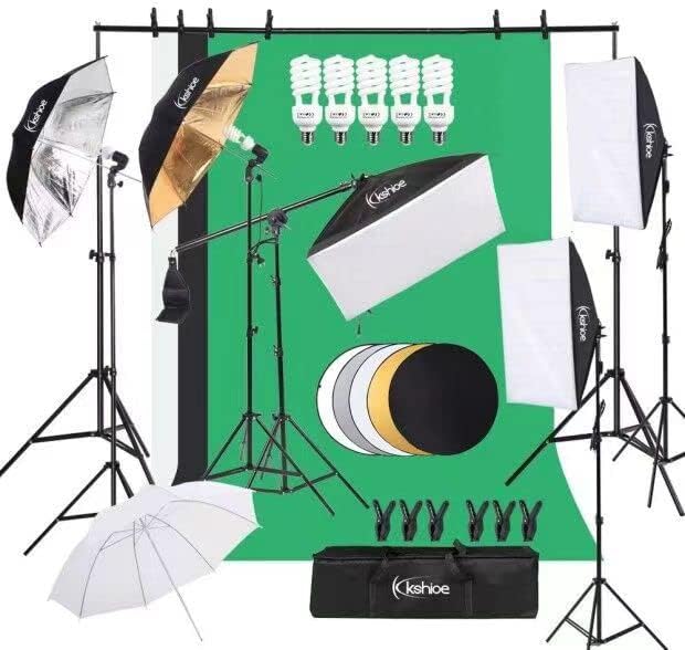 Zestaw oświetleniowy do fotogr – Photography Lighting And Backdrop Kits recenzja i cena