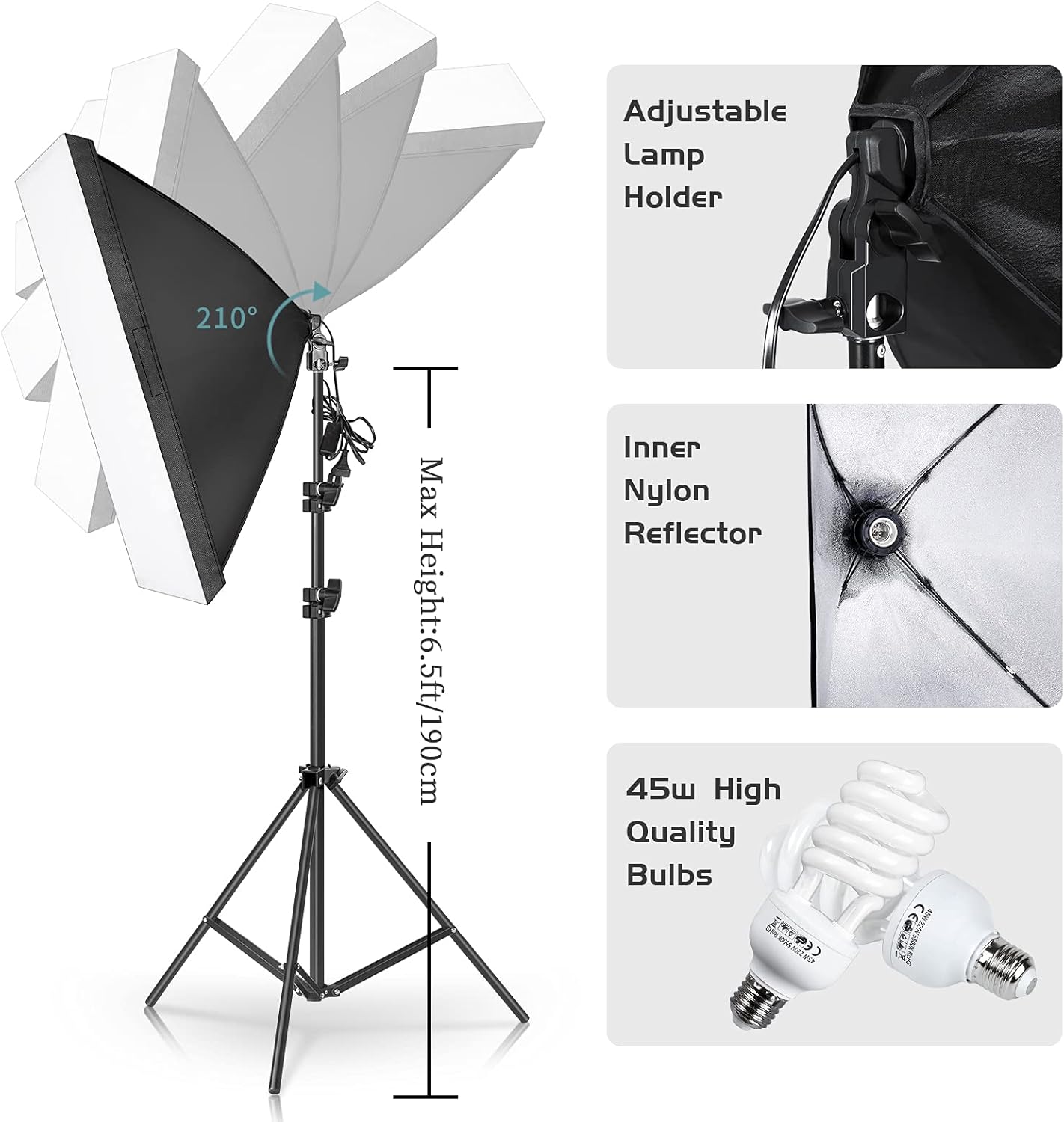 Zestaw oświetleniowy do fotogr – Photography Lighting And Backdrop Kits recenzja i cena