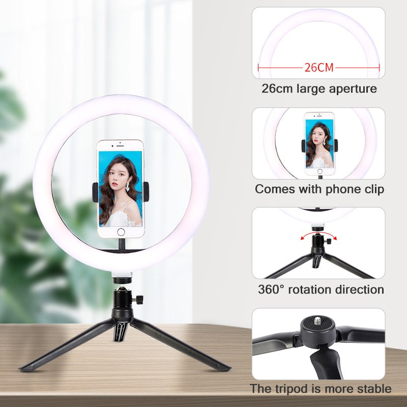 26cm 10-calowy pierścień LED d – Photography Lighting Description recenzja i cena