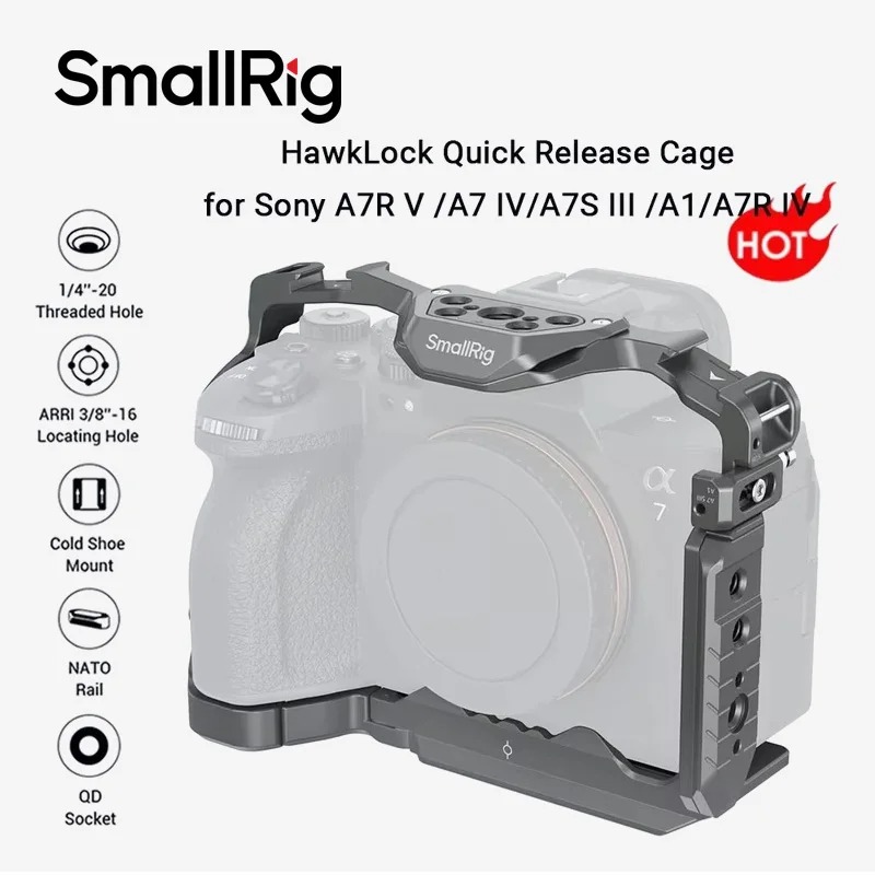 SmallRig 4481 HawkLock Klatka  – Sony Camera A7 Iv recenzja i cena