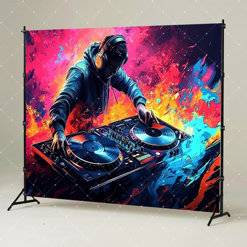 Dekoracja na imprezę hip-hopow – Photography Lighting Backdrop recenzja i cena