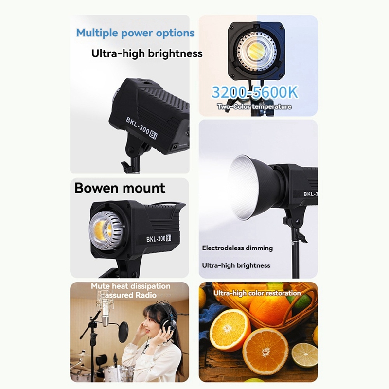 Lampa wideo Bi LED 300W, ciągł – Photography Lighting recenzja i cena