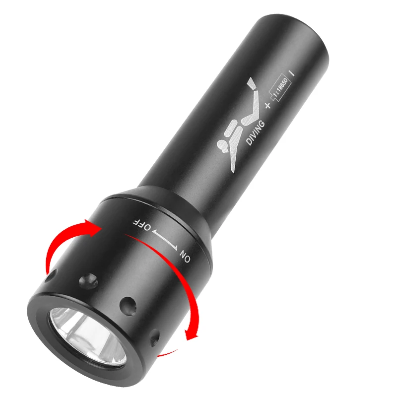 Nowa latarka nurkowa LED T6, d – Photography Lighting recenzja i cena