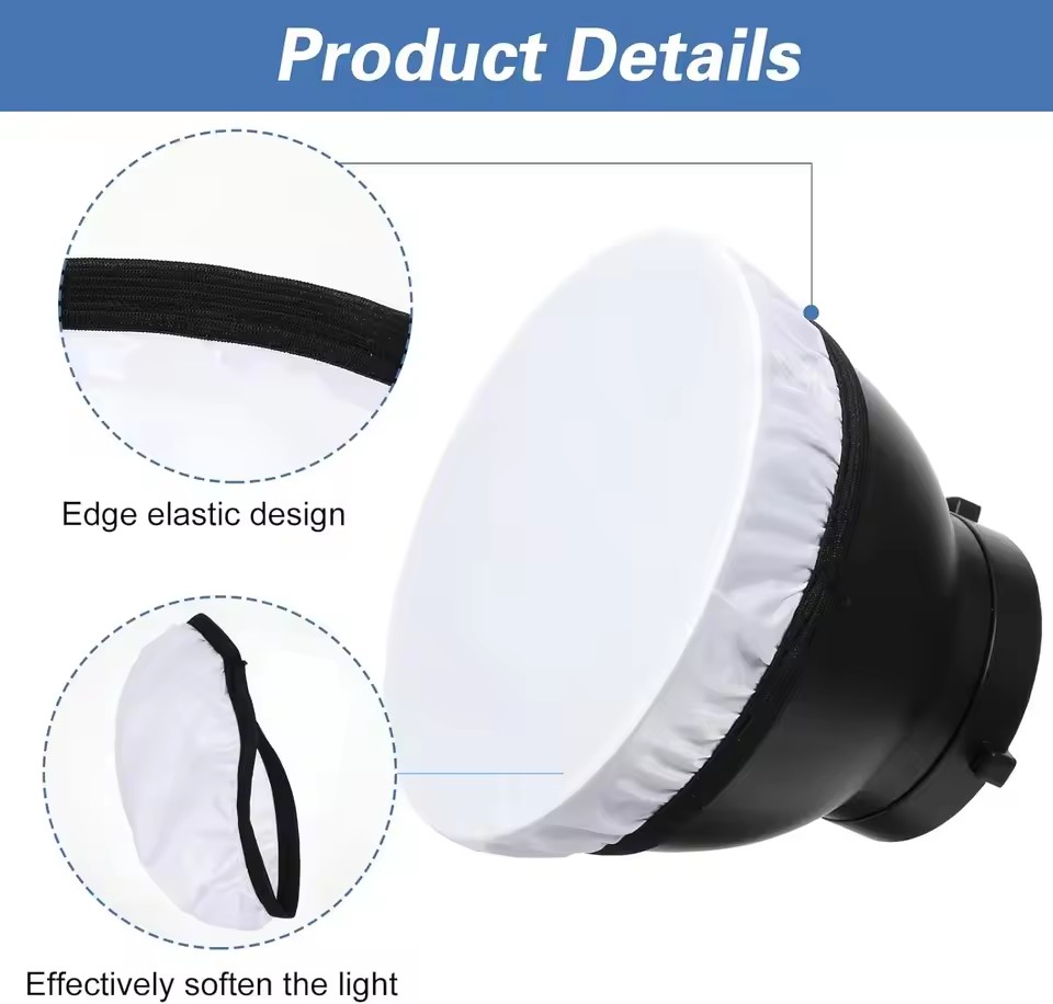 1/3/5/10 szt. 7-calowa tkanina – Photography Lighting Diffuser recenzja i cena