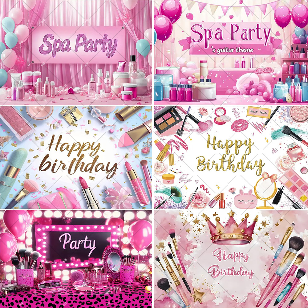 Pink Beauty Makeup Spa Theme S – Photography Lighting Backdrop recenzja i cena