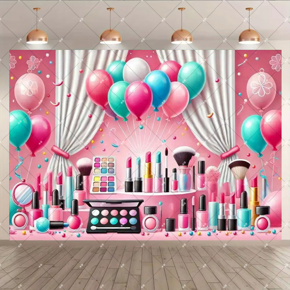 Pink Beauty Makeup Spa Theme S – Photography Lighting Backdrop recenzja i cena