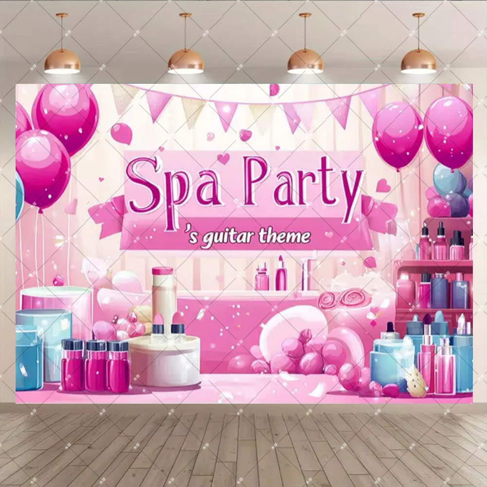 Pink Beauty Makeup Spa Theme S – Photography Lighting Backdrop recenzja i cena