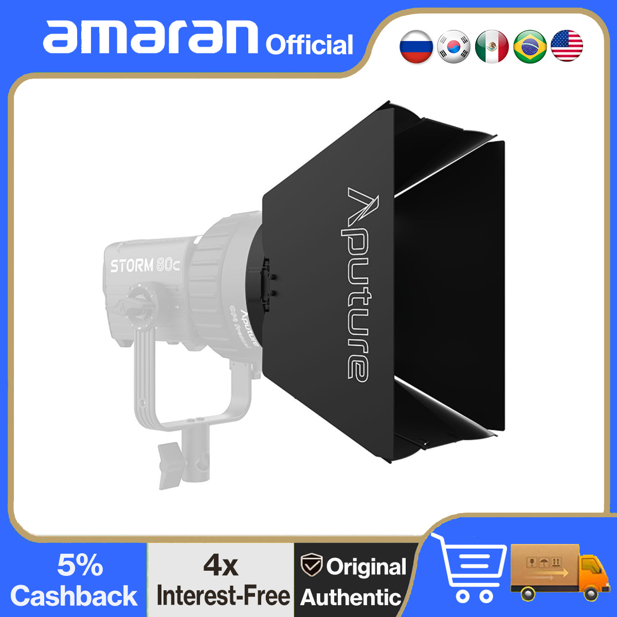 Drzwi do stodoły Aputure CF4 d – Fresnel Lens Attachment recenzja i cena