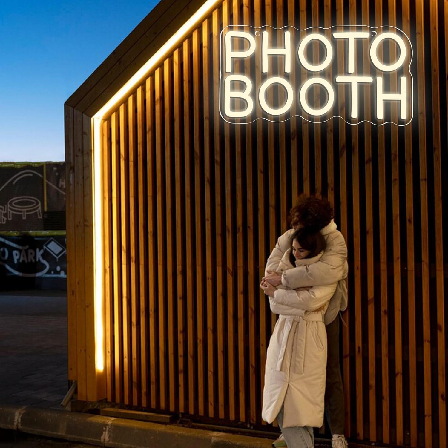 Neonowy znak Photo Booth z fun – Photography Lighting Wedding Reception recenzja i cena